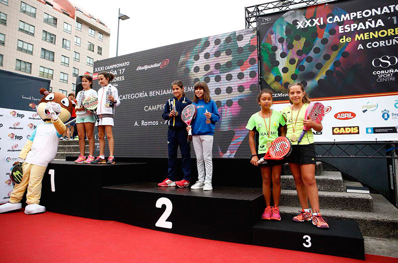Camila Fassio, subcampeona de España en categoría benjamín